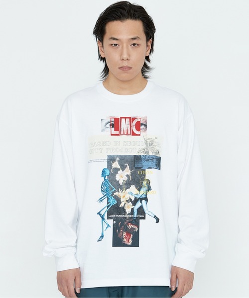 LMCの「【LMC】ZT V2 LONG SLV TEE / ZT V2 グラフィック ロングスリーブ Tシャツ(Tシャツ/カットソー・メンズ・ホワイト/ブラック・X-LARGE/MEDIUM/LARGE)」の3枚目の写真