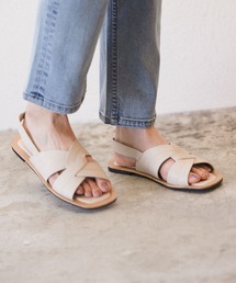 ステッチクロスサンダル