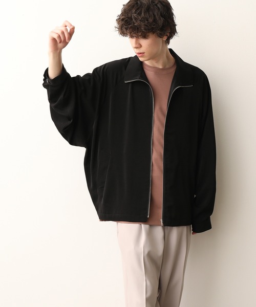 JUNRED(ジュンレッド)の「スタンドZIPドルマンブルゾン(ブルゾン・メンズ・ベージュ/パープル/ブラック・L/S/M)」の11枚目の写真