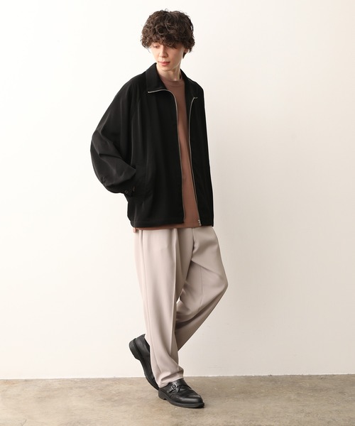 JUNRED(ジュンレッド)の「スタンドZIPドルマンブルゾン(ブルゾン・メンズ・ベージュ/パープル/ブラック・L/S/M)」の15枚目の写真