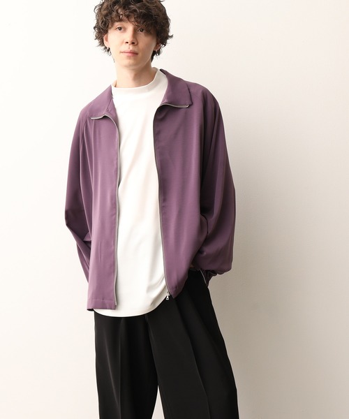 JUNRED(ジュンレッド)の「スタンドZIPドルマンブルゾン(ブルゾン・メンズ・ベージュ/パープル/ブラック・L/S/M)」の16枚目の写真