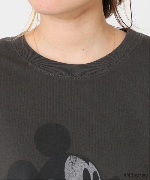 FRAMeWORK（フレームワーク）の「MICKEY / BIG T 2◆（Tシャツ/カットソー・レディース・ライトグレー/スミクロ・FREE）」の15枚目の写真