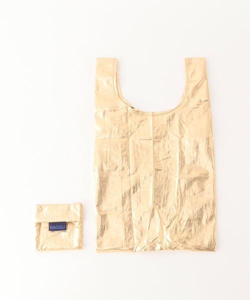 BAGGU(バグー)の「【BAGGU/バグゥ】baby baggu メタリック(トートバッグ・レディース・ゴールド/シルバー・FREE)」の12枚目の写真