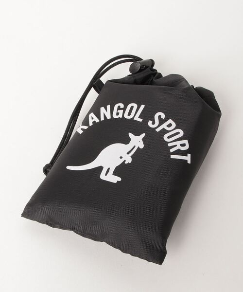WEGO（ウィゴー）の「∴WEGO/別注KANGOL SPORT ポーチ付きエコバッグ（エコバッグ/サブバッグ・メンズ・ブラック・FREE）」の4枚目の写真