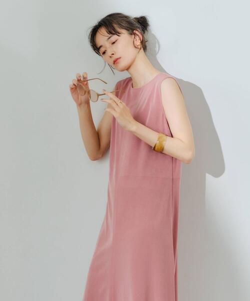 green label relaxing 膝丈ワンピース フレア パーティー green label relaxing（グリーンレーベルリラクシング）の