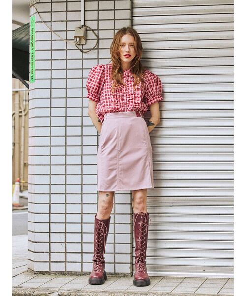 jouetie（ジュエティ）の「フリルシアーブラウス（シャツ/ブラウス・レディース・ピンク/ブルー/その他1/ブラック・MEDIUM）」の9枚目の写真