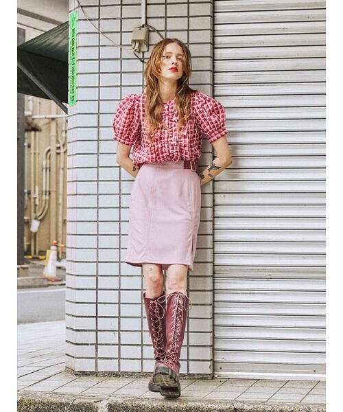 jouetie（ジュエティ）の「フリルシアーブラウス（シャツ/ブラウス・レディース・ピンク/ブルー/その他1/ブラック・MEDIUM）」の10枚目の写真