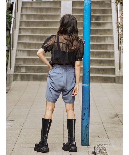 jouetie（ジュエティ）の「フリルシアーブラウス（シャツ/ブラウス・レディース・ピンク/ブルー/その他1/ブラック・MEDIUM）」の21枚目の写真