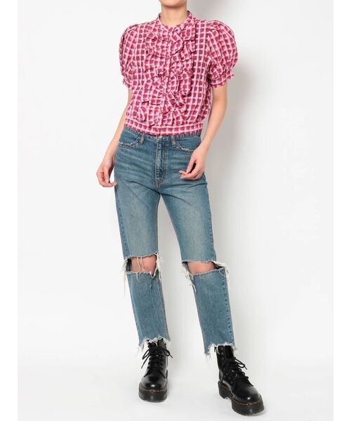 jouetie（ジュエティ）の「フリルシアーブラウス（シャツ/ブラウス・レディース・ピンク/ブルー/その他1/ブラック・MEDIUM）」の22枚目の写真