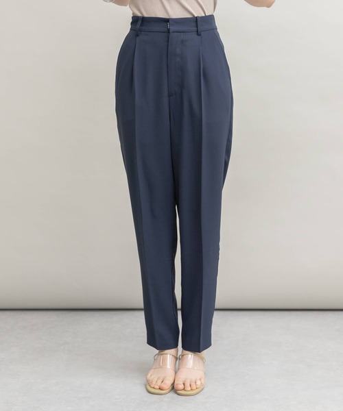 UR Lab.（アーバンリサーチラボ）の「『34サイズ/低身長向けも展開』ジョーゼットテーパードパンツ（その他パンツ・レディース・イエロー/ピンク/ネイビー/ブルー・34/36/38）」の20枚目の写真