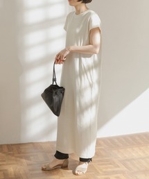 FORK&SPOON | FORK&SPOON　コットンヘンプカットソーワンピース(ワンピース)