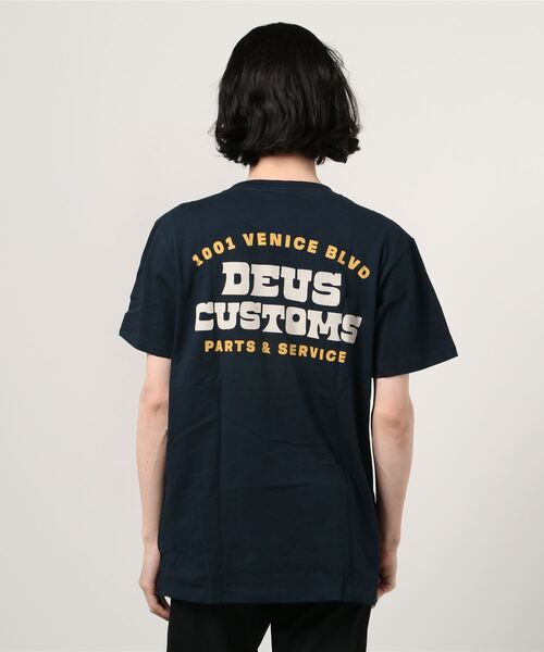 JACK & MARIE(ジャックアンドマリー)の「DEUS Automatica TEE (デウス )(2colors)(DMP201826A)(Tシャツ/カットソー・メンズ・ホワイト/ブルー・M/L)」の4枚目の写真