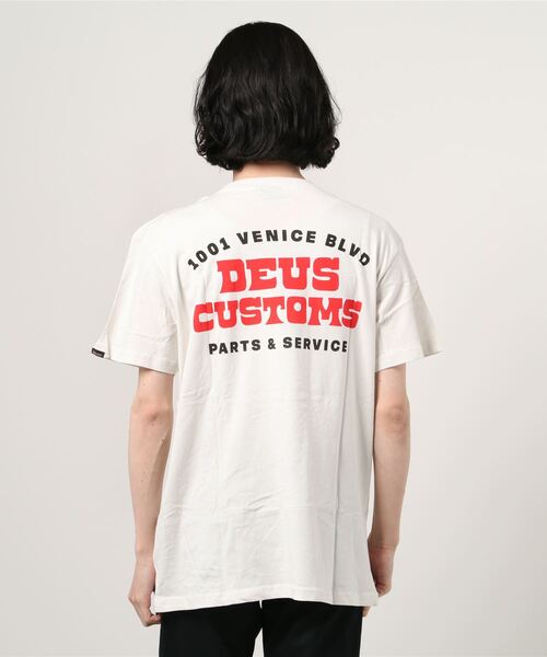 JACK & MARIE(ジャックアンドマリー)の「DEUS Automatica TEE (デウス )(2colors)(DMP201826A)(Tシャツ/カットソー・メンズ・ホワイト/ブルー・M/L)」の5枚目の写真