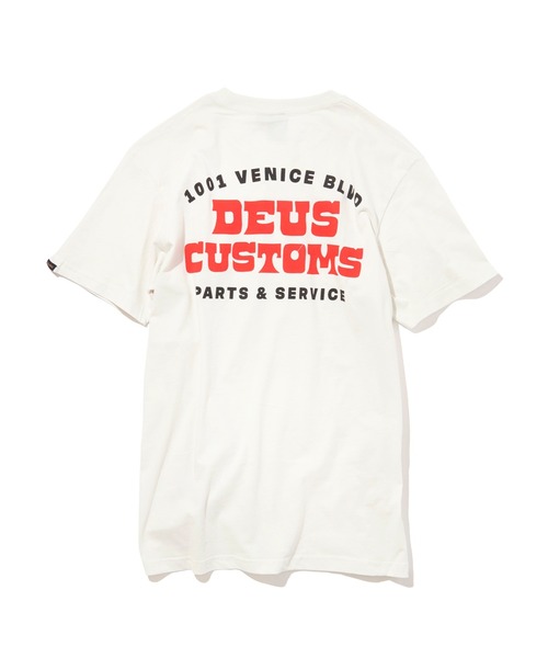 JACK & MARIE(ジャックアンドマリー)の「DEUS Automatica TEE (デウス )(2colors)(DMP201826A)(Tシャツ/カットソー・メンズ・ホワイト/ブルー・M/L)」の7枚目の写真