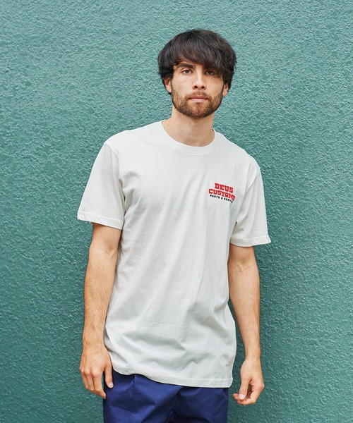 JACK & MARIE(ジャックアンドマリー)の「DEUS Automatica TEE (デウス )(2colors)(DMP201826A)(Tシャツ/カットソー・メンズ・ホワイト/ブルー・M/L)」の6枚目の写真