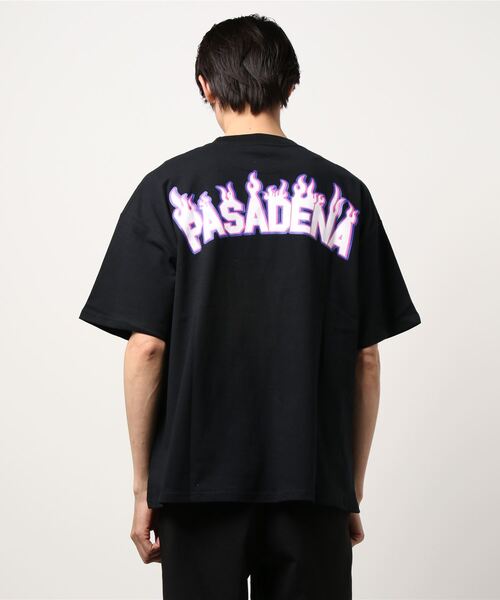 SPINNS（スピンズ）の「【ゆったりシルエット】 FIRE PSDNバックプリント半袖Tシャツ（Tシャツ/カットソー・メンズ・ホワイト/グリーン/ブラック・ONESIZE）」の16枚目の写真