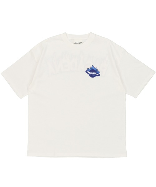 SPINNS（スピンズ）の「【ゆったりシルエット】 FIRE PSDNバックプリント半袖Tシャツ（Tシャツ/カットソー・メンズ・ホワイト/グリーン/ブラック・ONESIZE）」の9枚目の写真