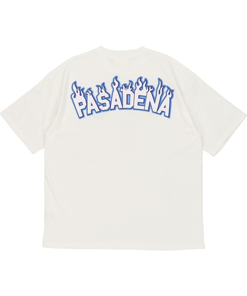 SPINNS（スピンズ）の「【ゆったりシルエット】 FIRE PSDNバックプリント半袖Tシャツ（Tシャツ/カットソー・メンズ・ホワイト/グリーン/ブラック・ONESIZE）」の10枚目の写真