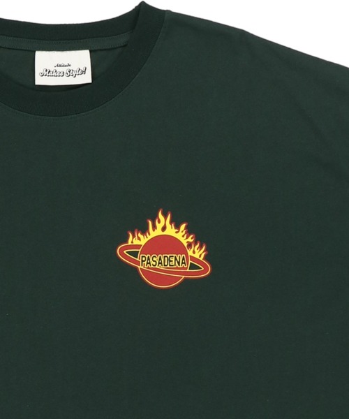 SPINNS（スピンズ）の「【ゆったりシルエット】 FIRE PSDNバックプリント半袖Tシャツ（Tシャツ/カットソー・メンズ・ホワイト/グリーン/ブラック・ONESIZE）」の13枚目の写真