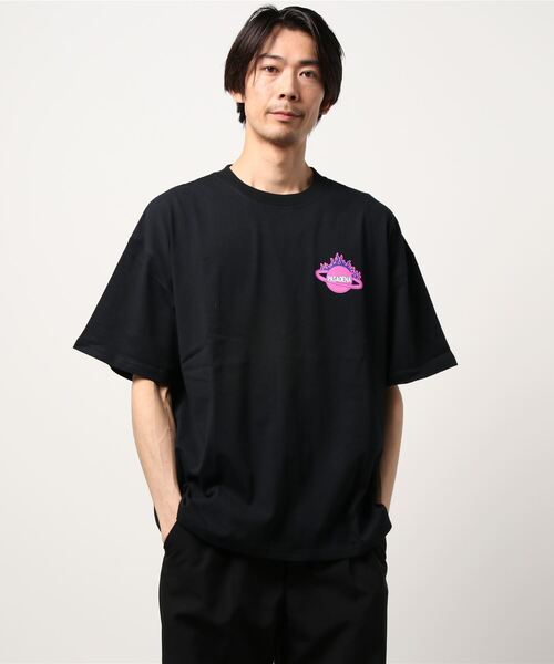 SPINNS（スピンズ）の「【ゆったりシルエット】 FIRE PSDNバックプリント半袖Tシャツ（Tシャツ/カットソー・メンズ・ホワイト/グリーン/ブラック・ONESIZE）」の17枚目の写真