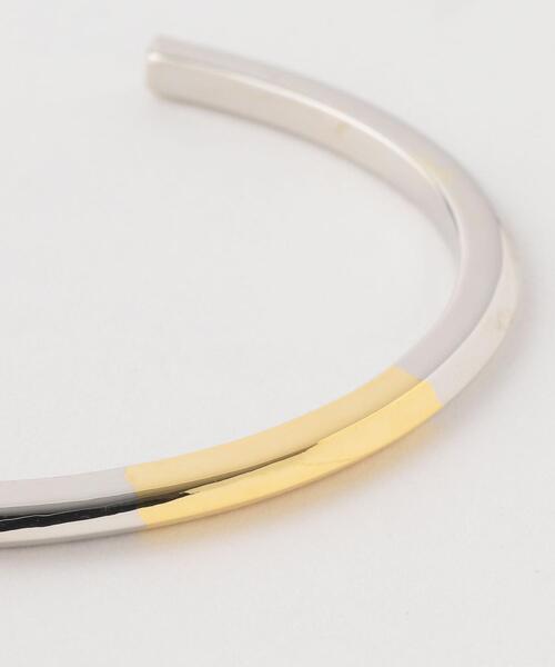 green label relaxing(グリーンレーベルリラクシング)の「トライアングル バングル(バングル/リストバンド・メンズ・シルバー/ゴールド/その他1・FREE)」の9枚目の写真