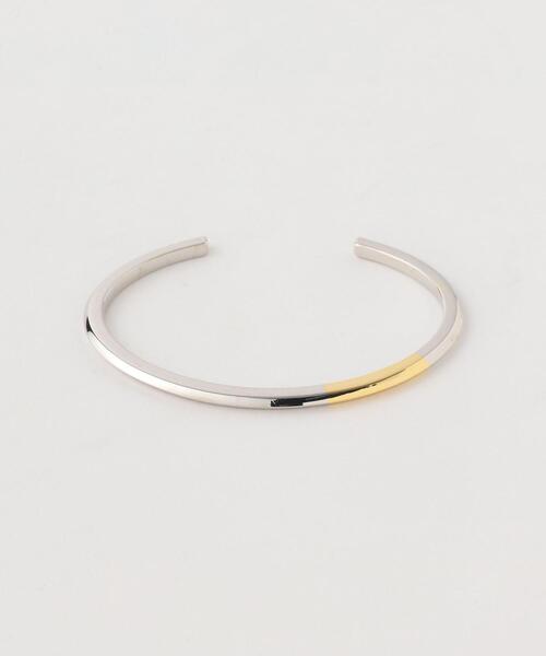 green label relaxing(グリーンレーベルリラクシング)の「トライアングル バングル(バングル/リストバンド・メンズ・シルバー/ゴールド/その他1・FREE)」の4枚目の写真