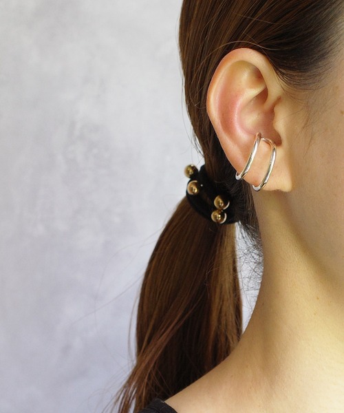 Lemme.(レム)の「【別注】Lemme for ISOLATION / W Circle Earcuff / イヤーカフ/シルバー925(イヤーカフ・レディース・シルバー・FREE)」の19枚目の写真