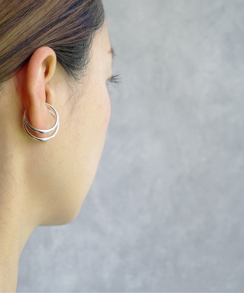 Lemme.(レム)の「【別注】Lemme for ISOLATION / W Circle Earcuff / イヤーカフ/シルバー925(イヤーカフ・レディース・シルバー・FREE)」の15枚目の写真