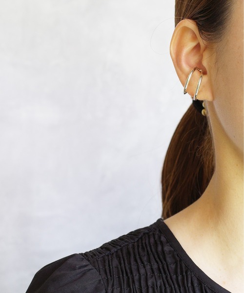 Lemme.(レム)の「【別注】Lemme for ISOLATION / W Circle Earcuff / イヤーカフ/シルバー925(イヤーカフ・レディース・シルバー・FREE)」の17枚目の写真