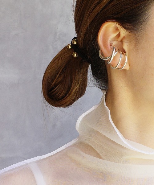 Lemme.(レム)の「【別注】Lemme for ISOLATION / W Circle Earcuff / イヤーカフ/シルバー925(イヤーカフ・レディース・シルバー・FREE)」の20枚目の写真