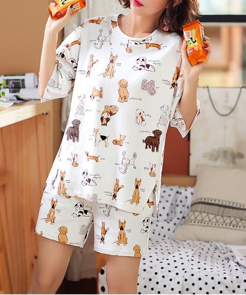 MAISON DE THERESE（メゾン ド テレーズ）の「コットンパジャマ（ルームウェア/パジャマ・レディース・B/A/C/D/F/E・XL/L/M）」の16枚目の写真