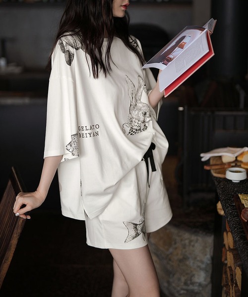 MAISON DE THERESE（メゾン ド テレーズ）の「コットンパジャマ（ルームウェア/パジャマ・レディース・B/A/C/D/F/E・XL/L/M）」の9枚目の写真