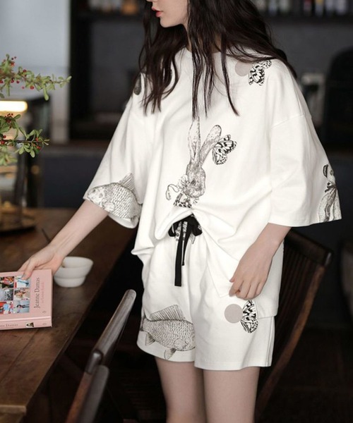 MAISON DE THERESE（メゾン ド テレーズ）の「コットンパジャマ（ルームウェア/パジャマ・レディース・B/A/C/D/F/E・XL/L/M）」の10枚目の写真