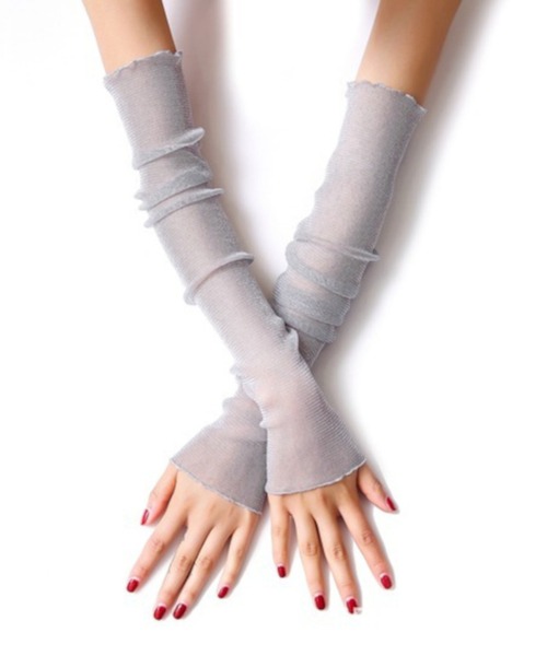 セール ドライブやアウトドアやキャンプにおすすめ Uv手袋 レディースおしゃれシースルーアームカバー アームカバー Anuenue アヌエヌエ のファッション通販 Zozotown