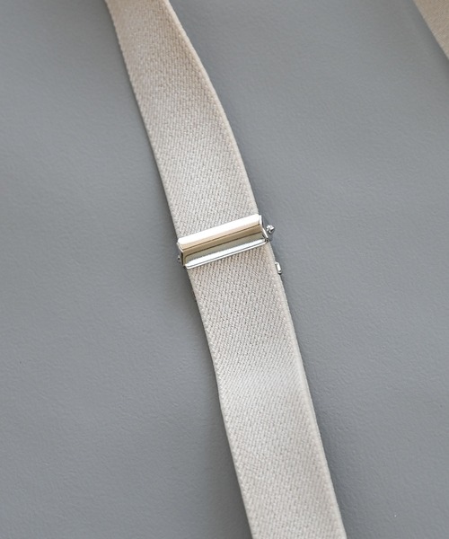 An+u（アンユー）の「25mm サスペンダー（サスペンダー・レディース・ブラック/ダークブラウン/オフホワイト・FREE）」の9枚目の写真