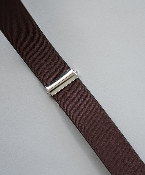 An+u（アンユー）の「25mm サスペンダー（サスペンダー・レディース・ブラック/ダークブラウン/オフホワイト・FREE）」の13枚目の写真