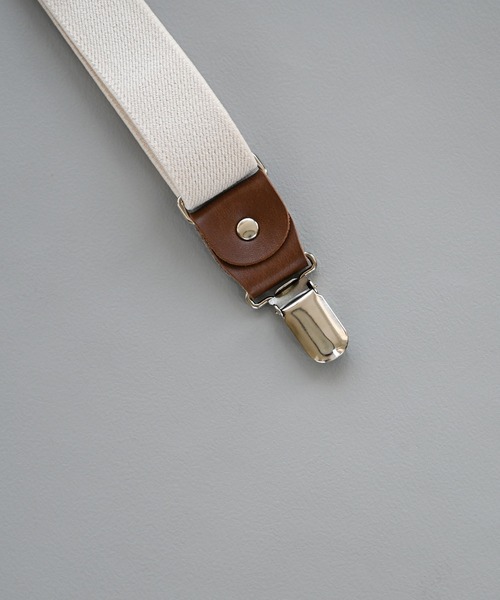 An+u（アンユー）の「25mm サスペンダー（サスペンダー・レディース・ブラック/ダークブラウン/オフホワイト・FREE）」の8枚目の写真