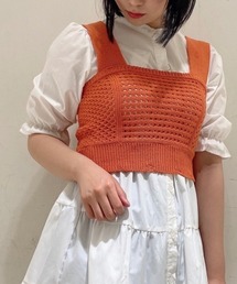 WEGO | WEGO/ダメージニットビスチェ(ベスト)