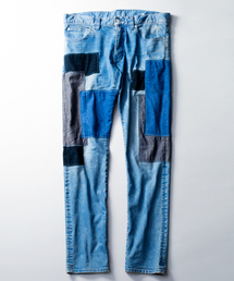 MONKEY TIME | ＜MT×Lideal＞ Paw patchwork/パンツ(デニムパンツ)