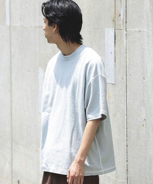 BEAMS(ビームス)の「BEAMS / ステッチ リバース Tシャツ(Tシャツ/カットソー・メンズ・ブラック系その他/ブラック系その他4・SMALL/MEDIUM/LARGE/X-LARGE)」の8枚目の写真