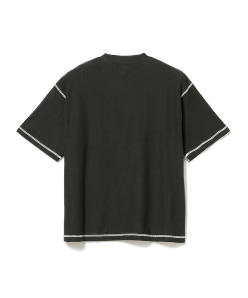 BEAMS(ビームス)の「BEAMS / ステッチ リバース Tシャツ(Tシャツ/カットソー・メンズ・ブラック系その他/ブラック系その他4・SMALL/MEDIUM/LARGE/X-LARGE)」の14枚目の写真