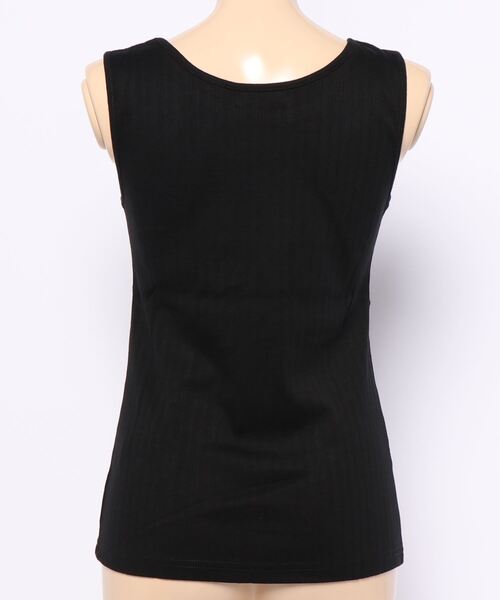 Chaco closet(チャコ クローゼット)の「コットンリブシンプルタンクトップ(タンクトップ・レディース・ブラック/ベージュ/オフホワイト・FREE)」の20枚目の写真