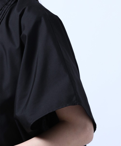 HARE（ハレ）の「ドルマンビッグシャツ(HARE)（シャツ/ブラウス・レディース・ブラック/オフホワイト・FREE）」の7枚目の写真