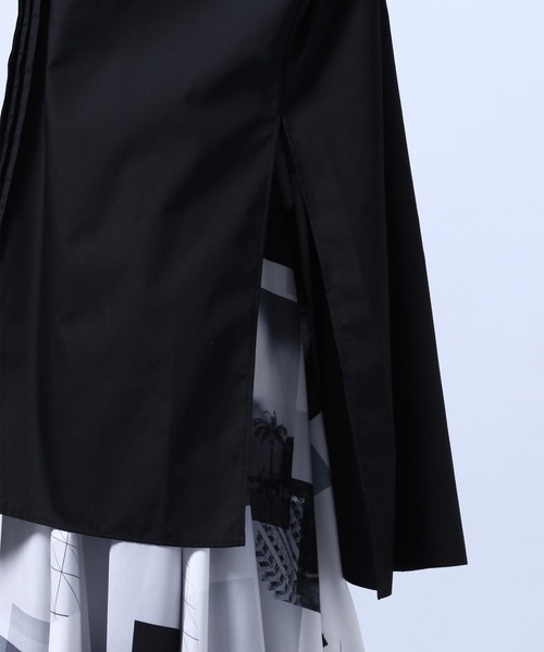 HARE（ハレ）の「ドルマンビッグシャツ(HARE)（シャツ/ブラウス・レディース・ブラック/オフホワイト・FREE）」の16枚目の写真