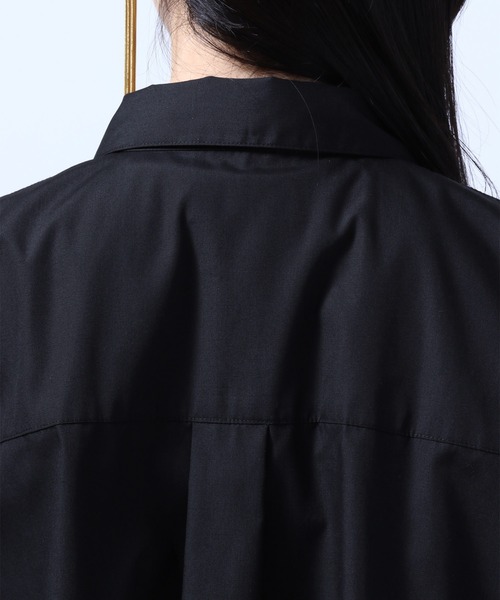 HARE（ハレ）の「ドルマンビッグシャツ(HARE)（シャツ/ブラウス・レディース・ブラック/オフホワイト・FREE）」の11枚目の写真