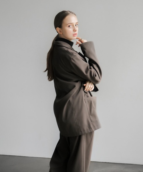 remer（リメール）の「loose basic turtle neck Tee / ルーズベーシックタートルネックTee（Tシャツ/カットソー・メンズ・ホワイト/ブラック・SMALL/MEDIUM/LARGE）」の19枚目の写真