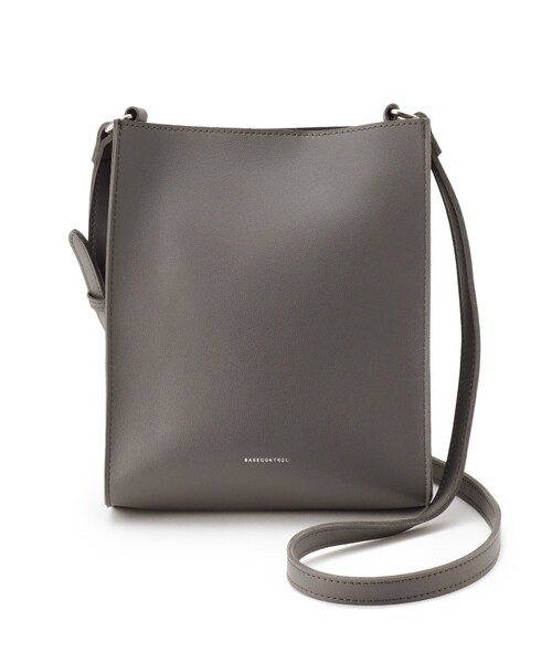 BASECONTROL（ベースコントロール）の「◆レザータッチ 軽量 縦型 コンパクトミニショルダーバッグ（ショルダーバッグ・メンズ・ブラック/グレー/ライトベージュ・99）」の3枚目の写真