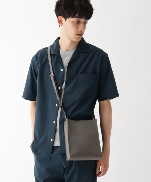 BASECONTROL（ベースコントロール）の「◆レザータッチ 軽量 縦型 コンパクトミニショルダーバッグ（ショルダーバッグ・メンズ・ブラック/グレー/ライトベージュ・99）」の10枚目の写真