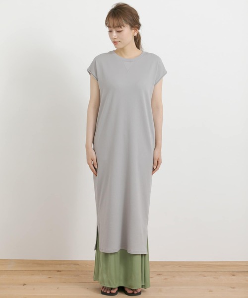 URBAN RESEARCH Sonny Label（アーバンリサーチサニーレーベル）の「サマースウェットロングワンピース（ワンピース・レディース・ネイビー/グレー/ピンク・FREE）」の10枚目の写真