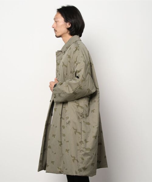 N.HOOLYWOOD（N.ハリウッド）の「BALMACAAN COAT（ステンカラーコート・メンズ・カーキ系・38/40/36）」の6枚目の写真